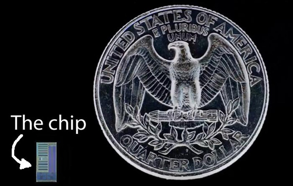 Nový čip z MIT: miliony tranzistorů a 850 optických elementů