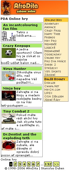 Flashové hry pro PDA zdarma!