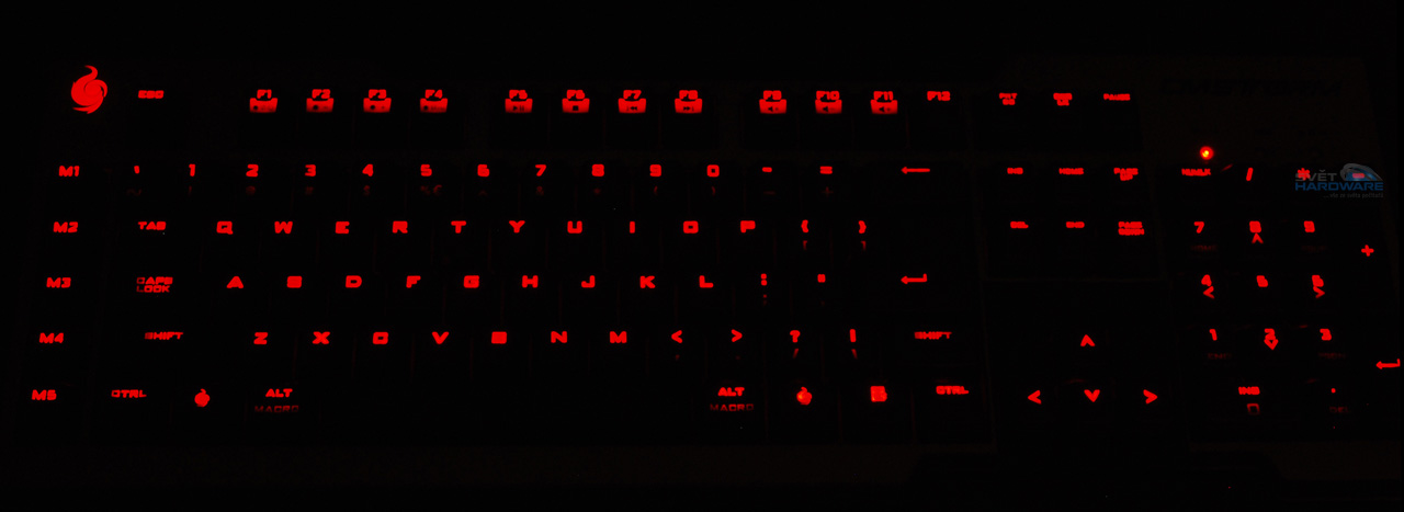 CM Storm Trigger: mechanika s podsvícením