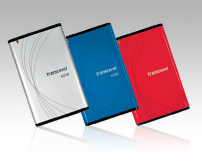 Přenosné pevné disky Transcend StoreJet 2.5 s kapacitou 80 GB