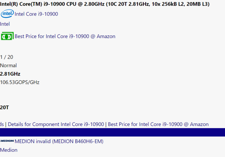 Zjevil se Intel H510 pro procesory Rocket Lake-S