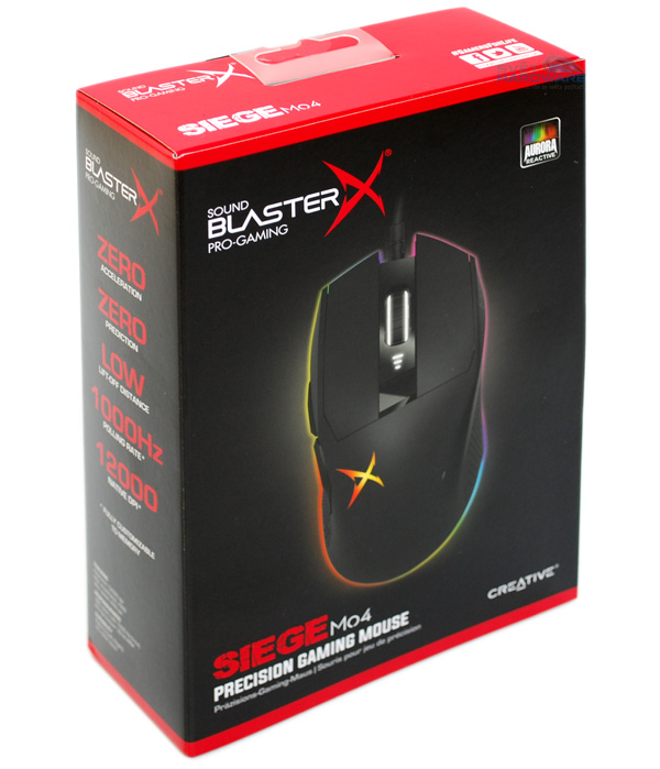 Creative Sound BlasterX Siege M04: herní myš