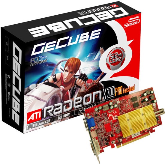 Grafická karta GECUBE Radeon X700 Pro 512 MB PCIe
