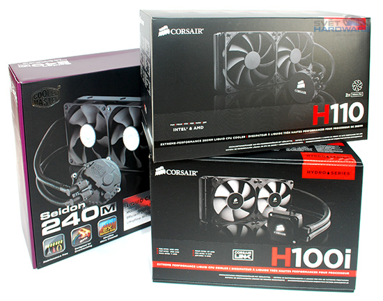 Souboj vodních chladičů Cooler Master a Corsair