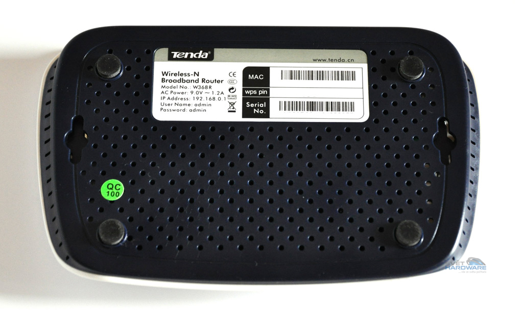 Tenda W368R: elegance bez antén