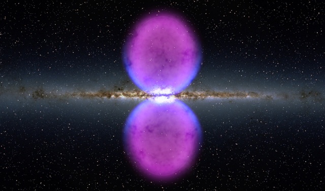 Hubble odhrnul závoj tajemství nad obrovskými Fermiho bublinami