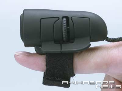 Neobvyklá myš na prst