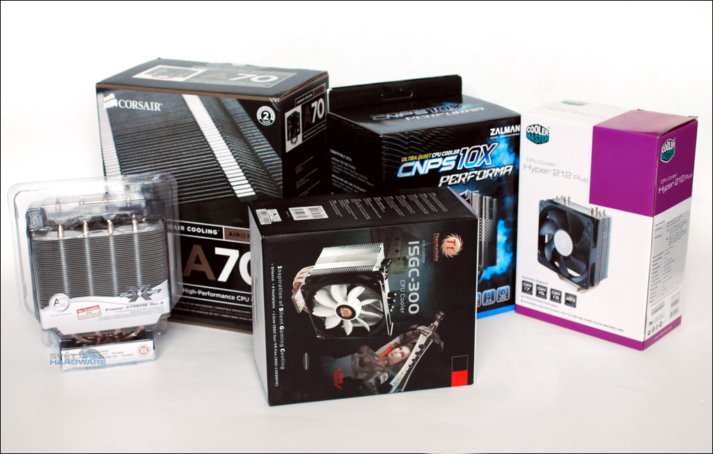 Chladiče CPU: pět věží v testu