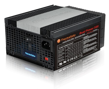Dual Power 520W zdroje se dvěma módy napájení od Thermaltake