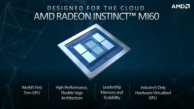 AMD představilo také 7nm Vegu na Radeon Instinct