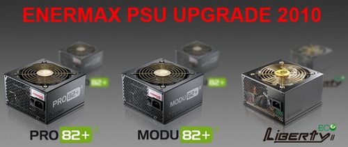 Enermax aktualizuje řady zdrojů MODU82+, PRO82+ a LibertyECO