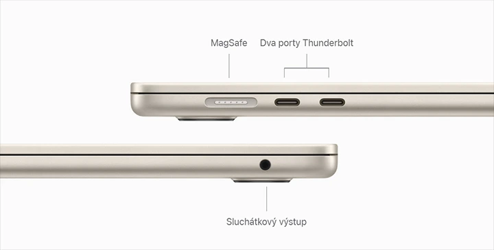 Apple představil 15,3" MacBook Air s M2 a 18hodinovou výdrží