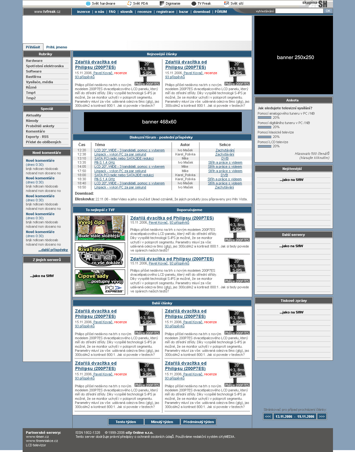 Soutěž o nejlepší návrh nového loga pro magazín TV Freak