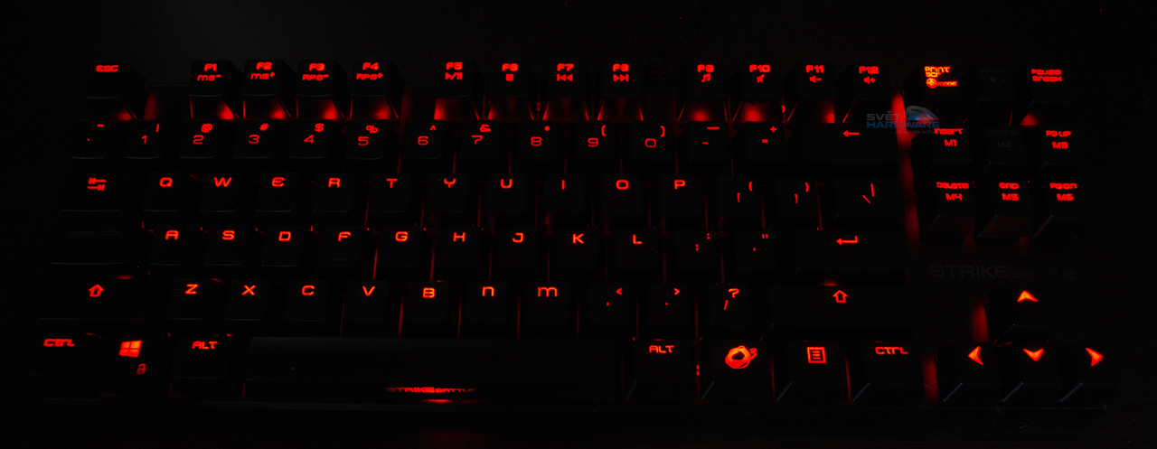Ozone Strike Battle: kompaktní herní klávesnice