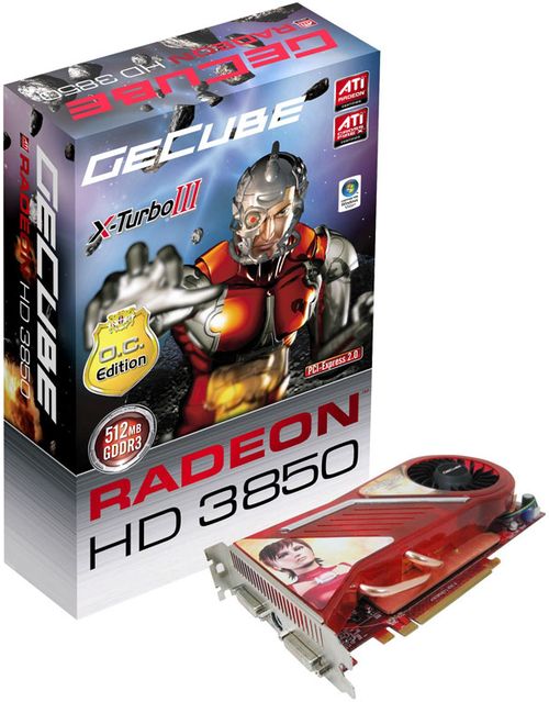 Řada GeCube Radeon HD 3800: standardní i vysoce taktované modely