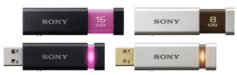 Sony uvádí nové USB disky MicroVault Click