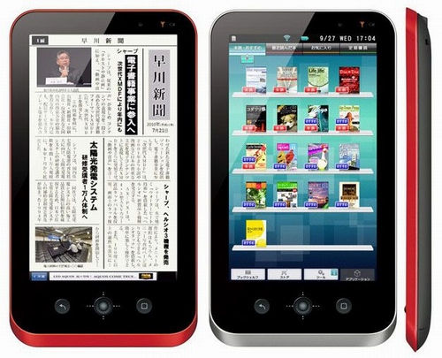 Sharp si připravil e-čtečku a tablet Galapagos