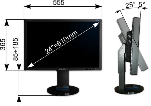 Samsung 245B - 24" a TN?