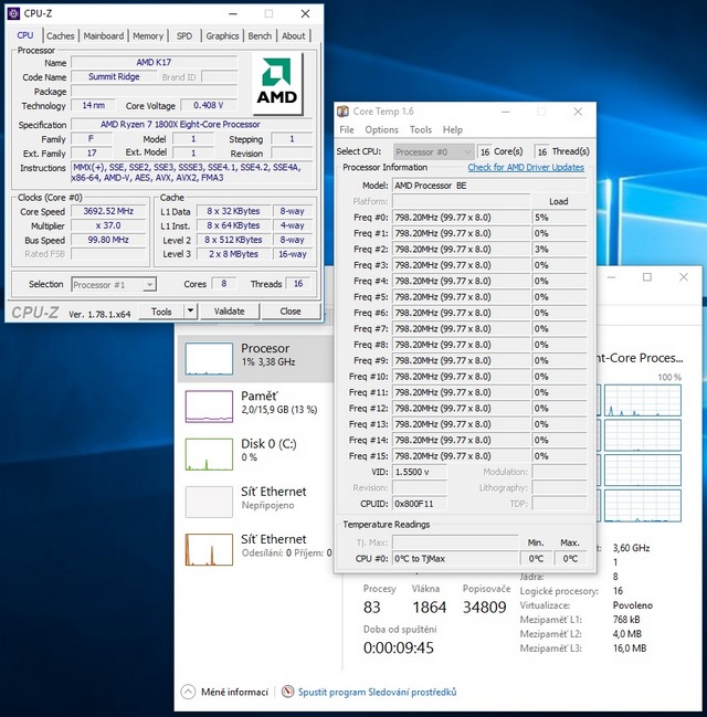 Ryzen 1700X a 1800X v testech: AMD povstalo