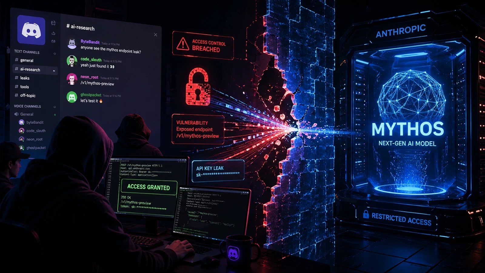 Discord komunita pronikla k AI modelu Mythos, bezpečnost ohrožena