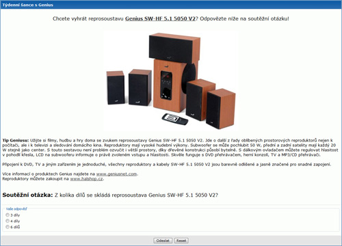 Týdenní šance s Genius (28.2. - 6.3.)