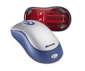 Microsoft Wireless Optical Mouse Blue