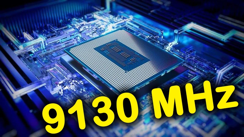 Nový rekord, Intel Core i9-14900KF přetaktován na 9,13 GHz