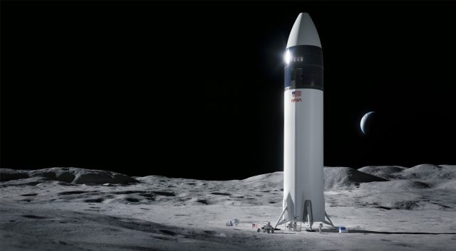 Měsíční loď bude pro NASA vyvíjet nejen SpaceX, našly se finance