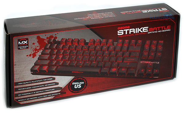 Ozone Strike Battle: kompaktní herní klávesnice