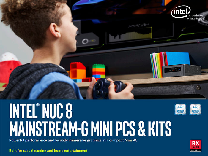 Intel vypustil na trh NUC generace Islay Canyon s Radeonem