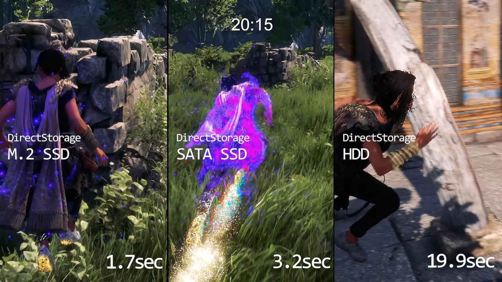 DirectStorage ve Forspoken: načtení hry za méně než dvě sekundy