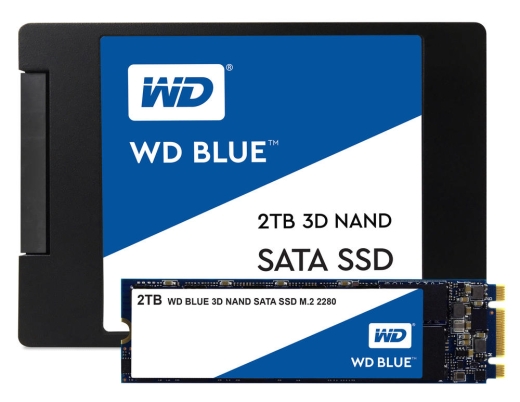 WD a SanDisk uvádí až 2TB SSD s 64vrstvými 3D pamětmi