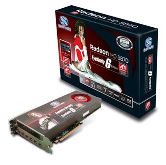 Radeon HD 5870 2GB Eyefinity 6 Edition také od Sapphire