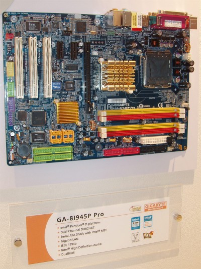 Computex:2005: Gigabyte, část II. "I pár procent je více"