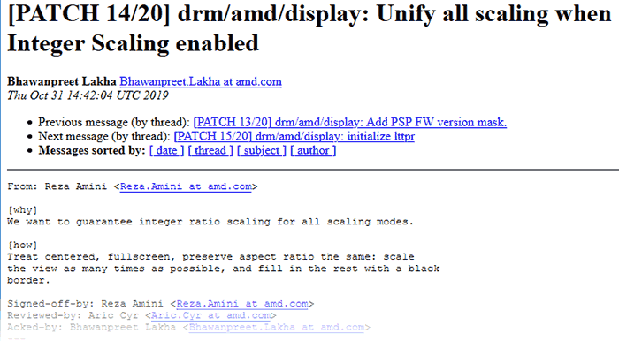 AMD nejspíše také chystá nevyhlazované škálování obrazu