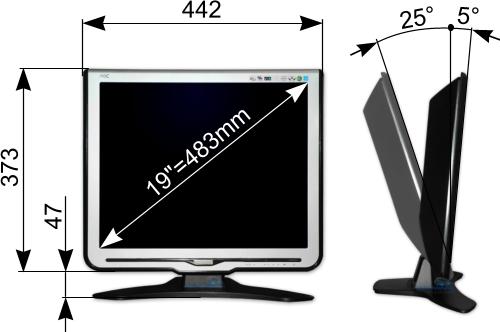 Megatest 19" LCD pro hráče: Philips 190C7FS