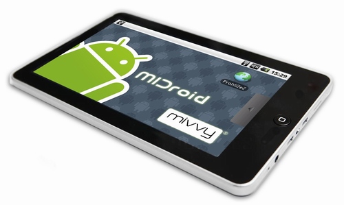 Mivvy MIDroid Q721 útočí na iPad
