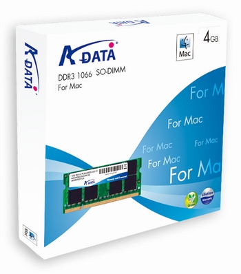 A-Data uvádí 4GB paměti SO-DIMM speciálně pro Macy