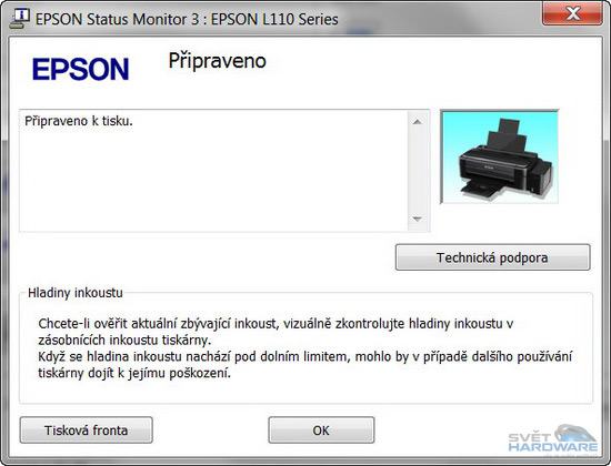 Epson L110 Status Monitor 3