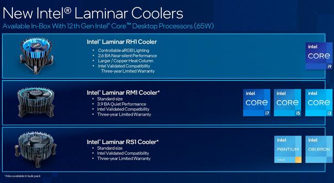 Nová CPU Intel přichází i s dalšími čipsety a přepracovanými chladiči