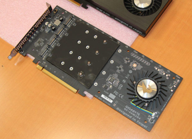 Adaptér pro SSD od Gigabyte slibuje propustnost 15 GB/s