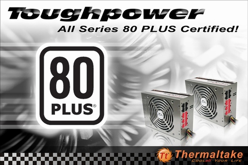 Zdroje Thermaltake Toughpower nyní s označením 80 PLUS