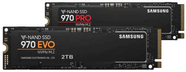 NVMe SSD Samsung 970 PRO a EVO zvládnou 3500 MB/s
