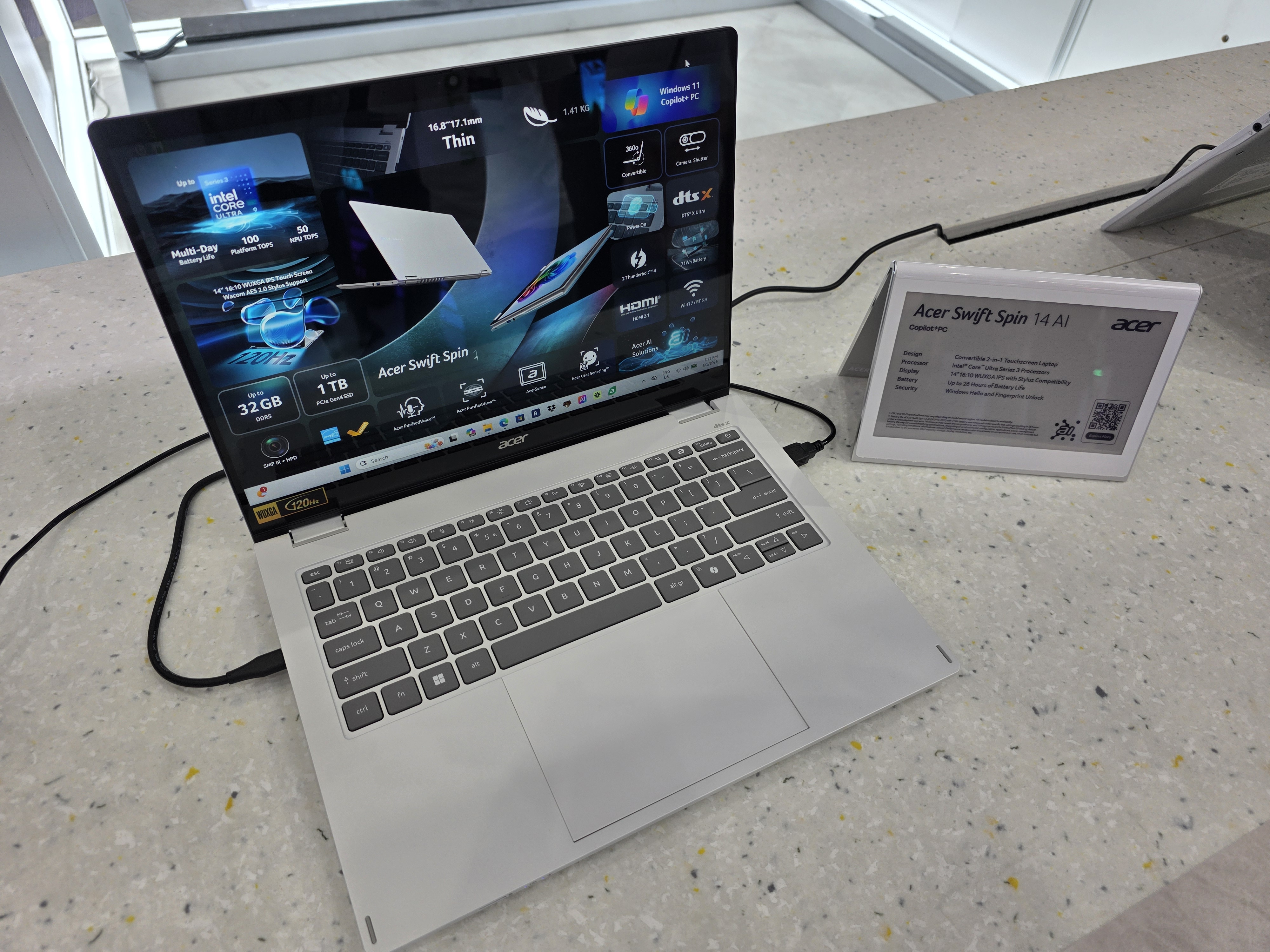 Acer Swift Spin 14 AI