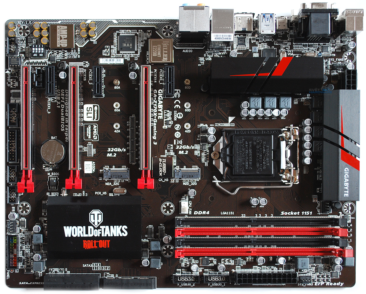 Gigabyte Z170X-Gaming 3: střední herní třída s bonusem