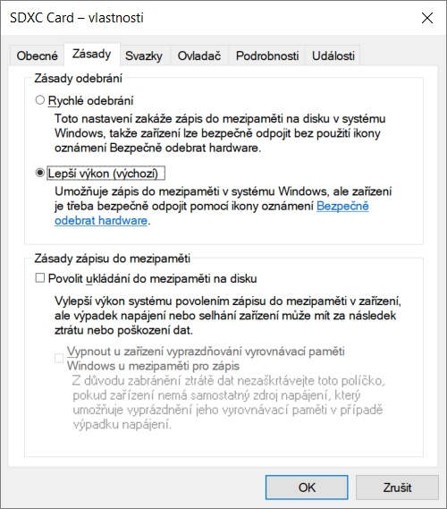 Windows 10 už nebudou vyžadovat “bezpečné odebrání” USB disků