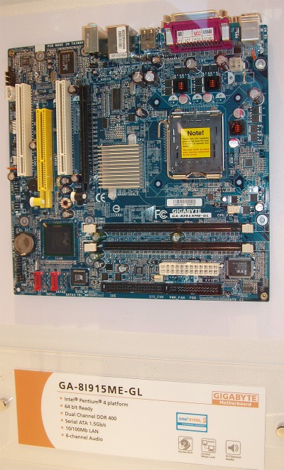 Computex:2005: Gigabyte, část II. "I pár procent je více"