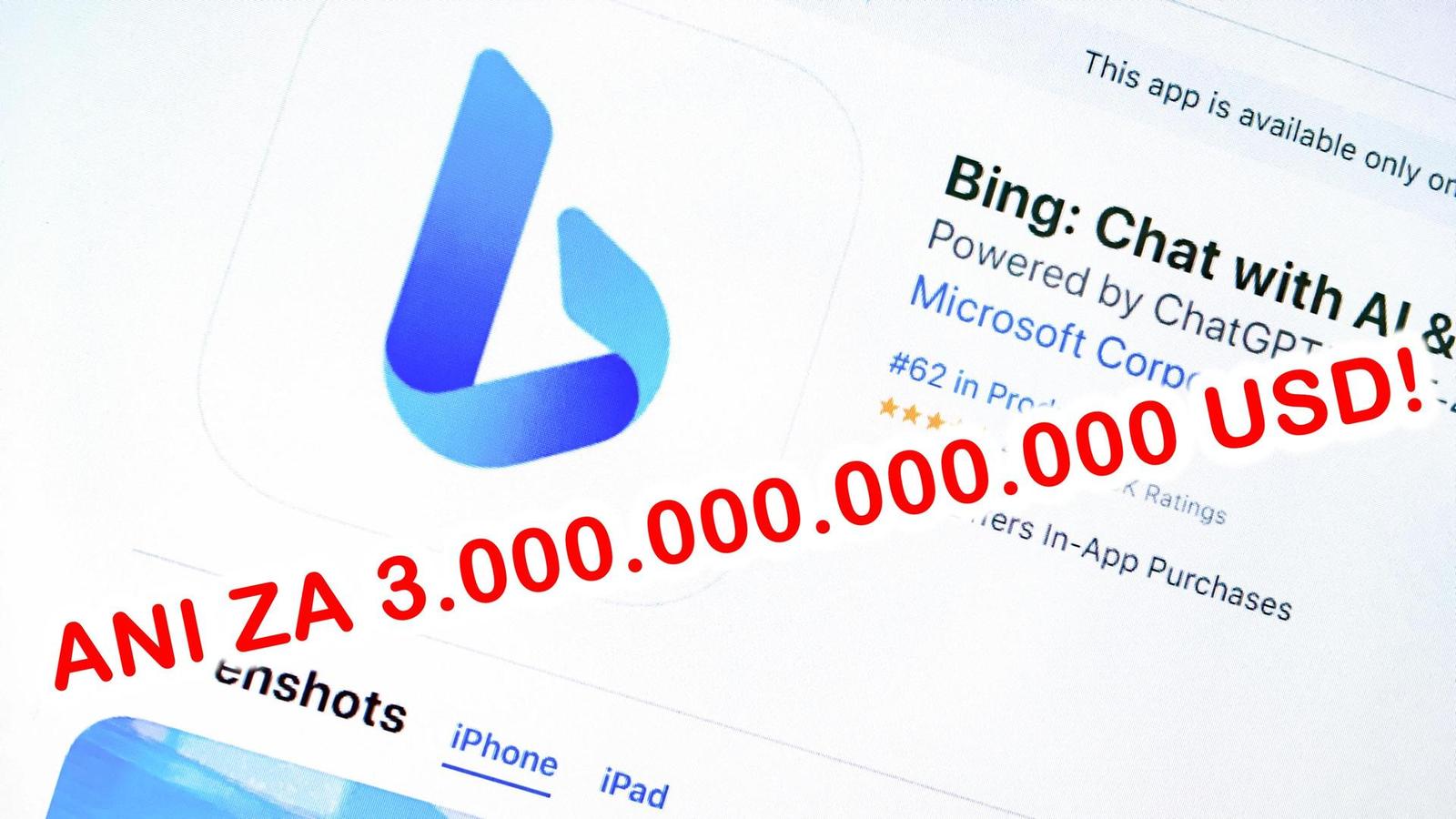 Bing je dle Applu tak hrozný, že není částka, která by ho mohla přemluvit opustit Google