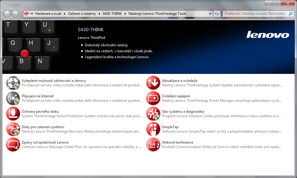 ThinkPad Edge E130: jedenáctka na cesty