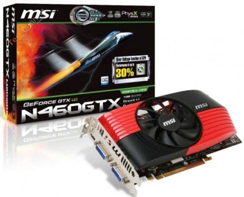 Další nereferenční GeForce GTX 460 z dílen MSI